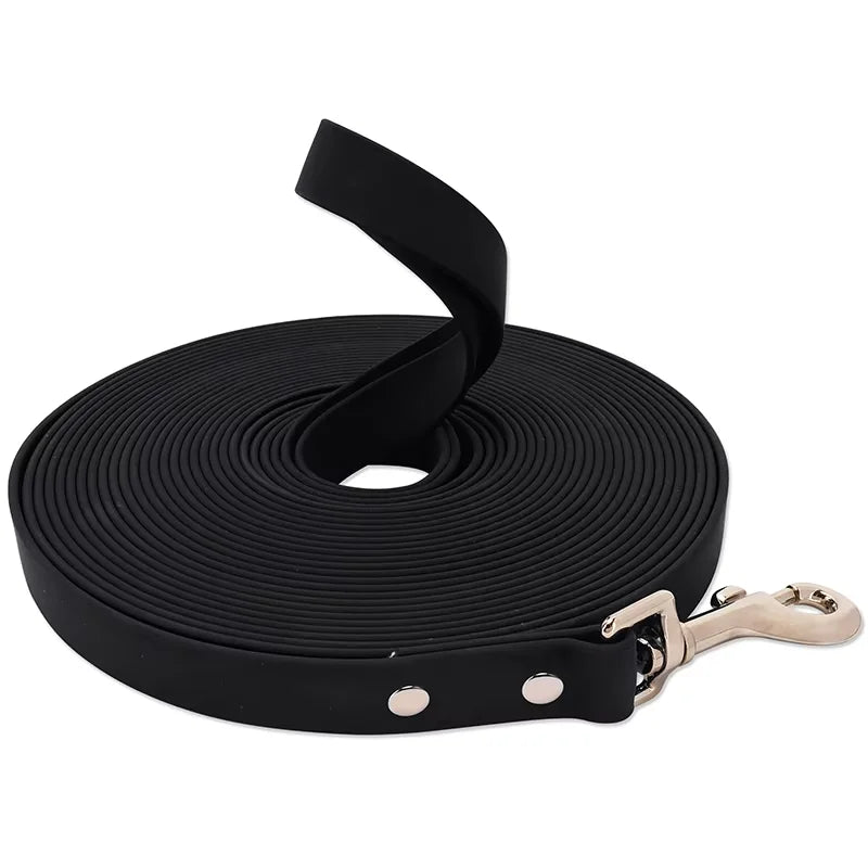 Waterproof PVC Dog Leash 3m 5m 10m 15m Long Strap Nylon Strong Dog Training Leash Walking Anti Fouling Dog Rope 10 Meters Lead
