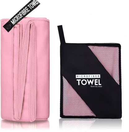 Quick-Drying Bath Towel Microfiber Bathroom Towel With Portable Bag Highly Absorbent & Fast Drying for the Body After Bathing