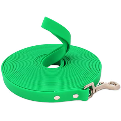 Waterproof PVC Dog Leash 3m 5m 10m 15m Long Strap Nylon Strong Dog Training Leash Walking Anti Fouling Dog Rope 10 Meters Lead