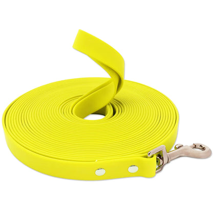 Waterproof PVC Dog Leash 3m 5m 10m 15m Long Strap Nylon Strong Dog Training Leash Walking Anti Fouling Dog Rope 10 Meters Lead