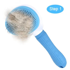 Pet Dog Brush Cat Comb Self Cleaning Pet Hair Remover Brush For Dogs Cats Grooming Tools Pets Dematting Comb Dogs Accessories