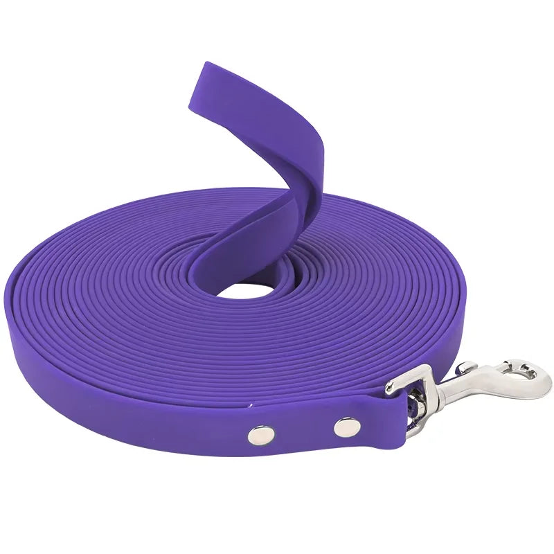 Waterproof PVC Dog Leash 3m 5m 10m 15m Long Strap Nylon Strong Dog Training Leash Walking Anti Fouling Dog Rope 10 Meters Lead