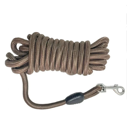 Long Nylon Pet Dog Leash For Small Big Dogs Cats Outdoor Hiking Puppy Lead Rope Strong Labrodor Traction Belt 5m 10m 15m