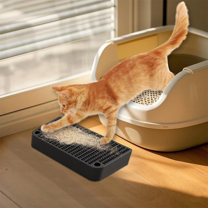 Litter Box Step Cat Litter Ramp with Filter Function Waterproof Home Kitten Toilet Ramp Pedal Universal Litter Box Accessories