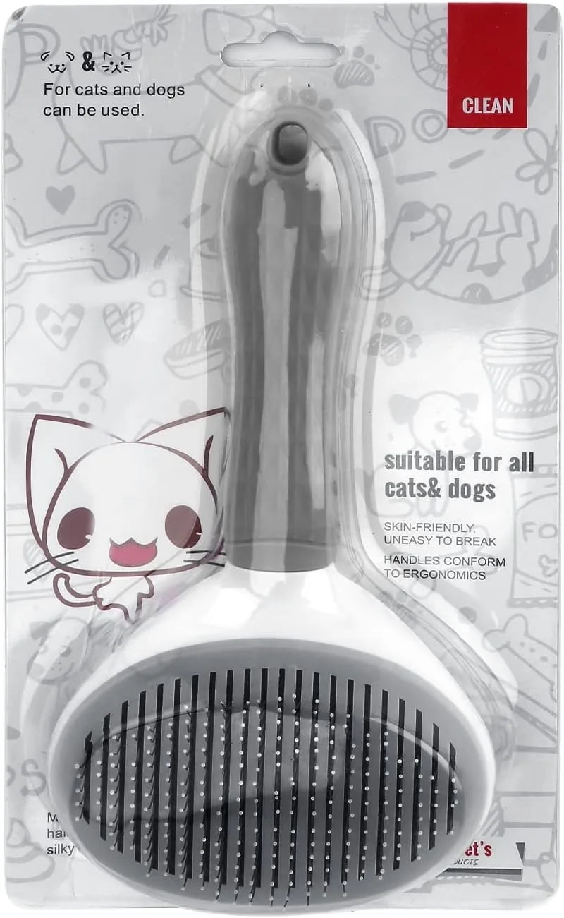 Pet Dog Brush Cat Comb Self Cleaning Pet Hair Remover Brush For Dogs Cats Grooming Tools Pets Dematting Comb Dogs Accessories