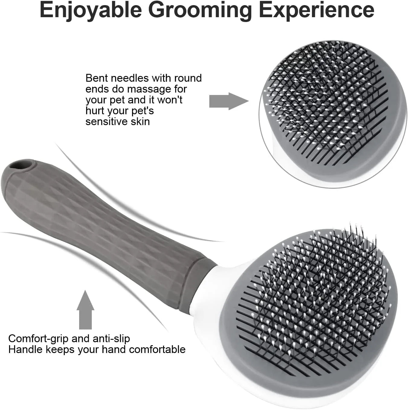Pet Dog Brush Cat Comb Self Cleaning Pet Hair Remover Brush For Dogs Cats Grooming Tools Pets Dematting Comb Dogs Accessories