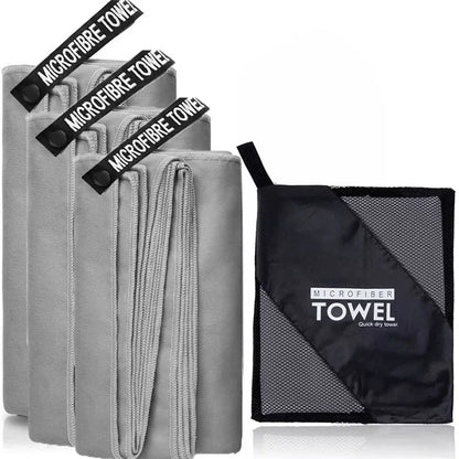 Quick-Drying Bath Towel Microfiber Bathroom Towel With Portable Bag Highly Absorbent & Fast Drying for the Body After Bathing