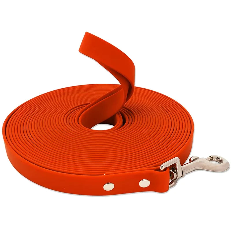 Waterproof PVC Dog Leash 3m 5m 10m 15m Long Strap Nylon Strong Dog Training Leash Walking Anti Fouling Dog Rope 10 Meters Lead