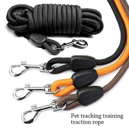 Long Nylon Pet Dog Leash For Small Big Dogs Cats Outdoor Hiking Puppy Lead Rope Strong Labrodor Traction Belt 5m 10m 15m