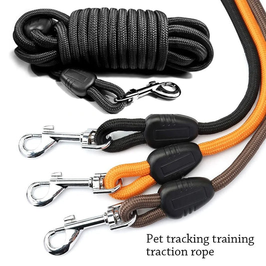 Long Nylon Pet Dog Leash For Small Big Dogs Cats Outdoor Hiking Puppy Lead Rope Strong Labrodor Traction Belt 5m 10m 15m