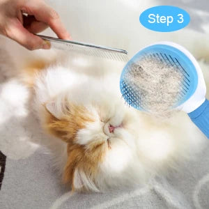 Pet Dog Brush Cat Comb Self Cleaning Pet Hair Remover Brush For Dogs Cats Grooming Tools Pets Dematting Comb Dogs Accessories