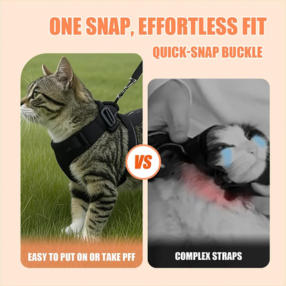 Cat Harness Lead Leash Set Adjustable Reflective Escape Proof Pet Mesh Vest Harness Puppy Dog Collar Small Dog Cat Pet Supplies