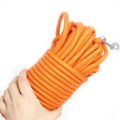 Long Nylon Pet Dog Leash For Small Big Dogs Cats Outdoor Hiking Puppy Lead Rope Strong Labrodor Traction Belt 5m 10m 15m