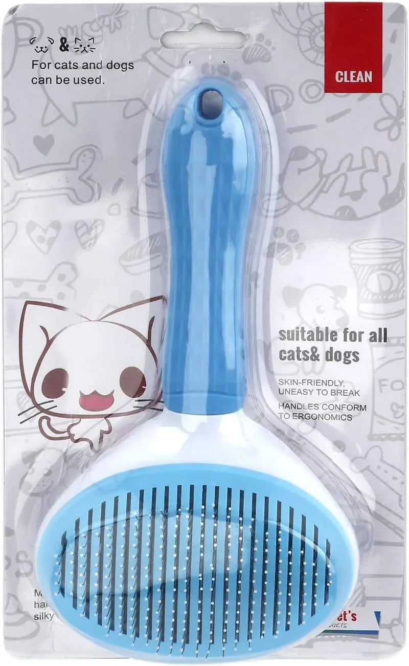Pet Dog Brush Cat Comb Self Cleaning Pet Hair Remover Brush For Dogs Cats Grooming Tools Pets Dematting Comb Dogs Accessories