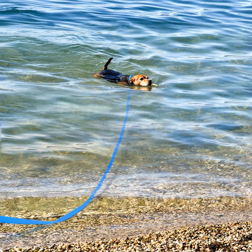 Waterproof PVC Dog Leash 3m 5m 10m 15m Long Strap Nylon Strong Dog Training Leash Walking Anti Fouling Dog Rope 10 Meters Lead